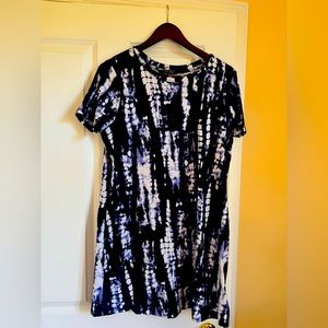 Cotton tie dye dress